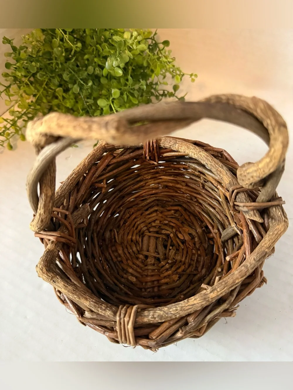 Twig Basket Small Size primitive style